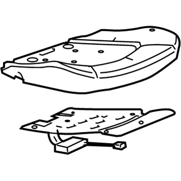 Cadillac CTS Occupant Detection Sensor - 19210877