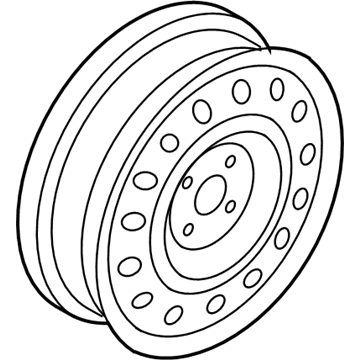 Pontiac 95905456 Wheel, Steel