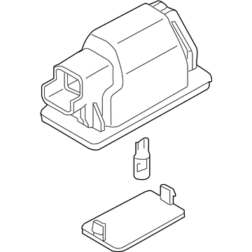 Chevy 19316433 License Lamp