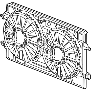 Chevy 20757667 Fan Shroud