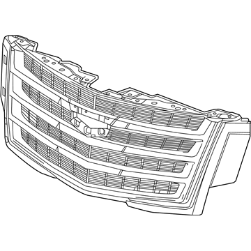 Cadillac 23399558 Upper Grille