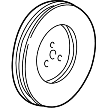 GM 10045702 Pulley Assembly, Air Injection Pump