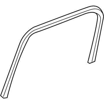 GM 22803680 Weatherstrip Assembly, Rear Side Door Window