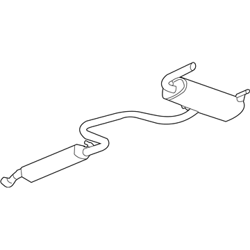 2010 Pontiac G6 Muffler - 25924126