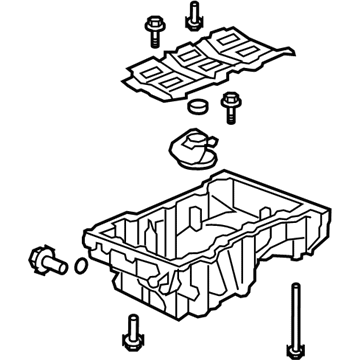 Chevy 12666374 Oil Pan