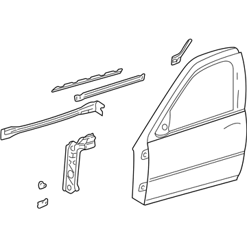 GM 22702413 Door Assembly, Front Side