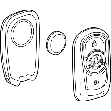 GM 13534466 Transmitter Assembly, R/Con Dr Lk & Theft Dtrnt