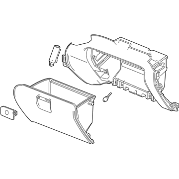 GMC 84428265 Glove Box Assembly