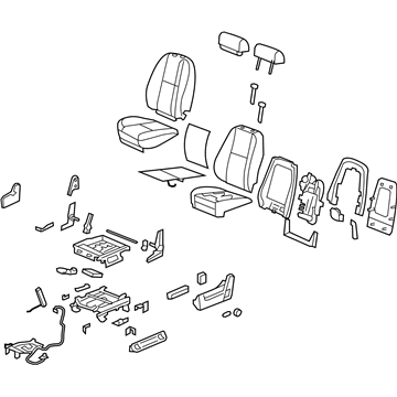 Chevy 25865089 Seat Assembly