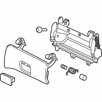 GM 87858535 COMPARTMENT ASM-I/P UPR (W/ DOOR) *DK ATMOSPHER