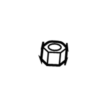 GMC 3530297 A/C Tube Nut