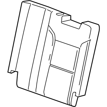 GM 84531458 Cover Assembly, 3Rd Row St Bk *Shale