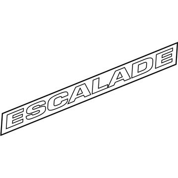 Cadillac 15162148 Nameplate