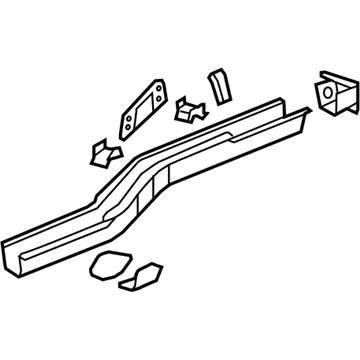 GM 25880308 Rail Assembly, Rear Compartment Floor Panel