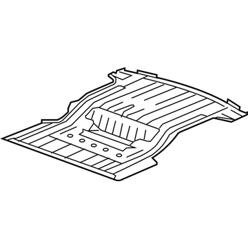 2010 Saturn Outlook Floor Pan - 25993275