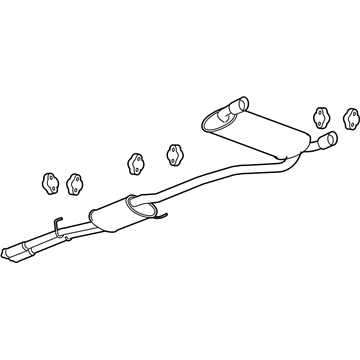 Saturn Vue Exhaust Pipe - 25921141