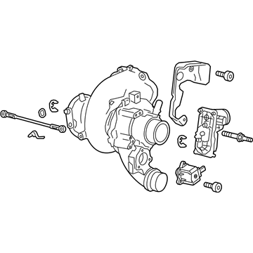 GMC Sierra 1500 Turbocharger - 12723475