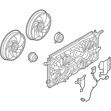 Chevy 15816787 Fan Assembly