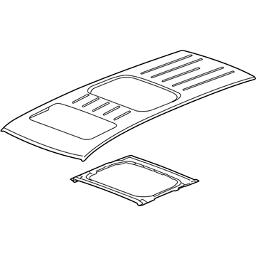 Saturn 20955669 Roof Panel