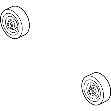 Chevy 12563097 Idler Pulley