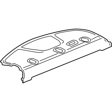 Cadillac 25758297 Package Tray Trim