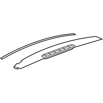 Chevy 23224734 Upper Trim Panel