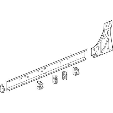 GMC 84972385 Inner Rocker