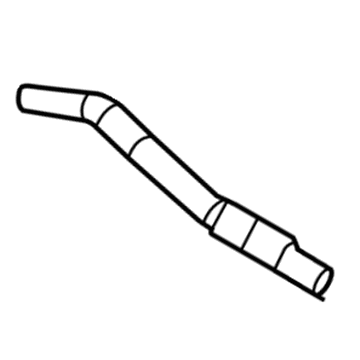 GM 22731266 Radiator Surge Tank Outlet Hose