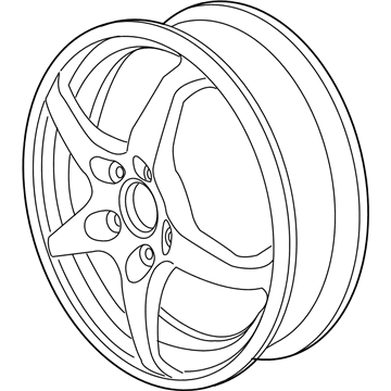 GM 92156731 Wheel Rim,17X4 Compact Spare