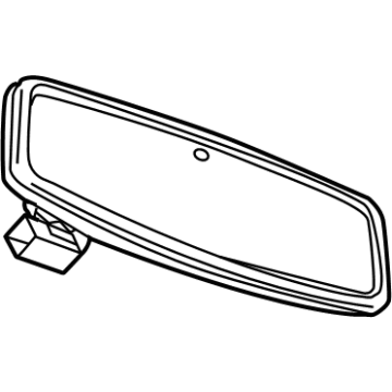 Chevy 13524917 Mirror Inside