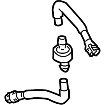 2010 Cadillac SRX PCV Valve Hose - 55568836