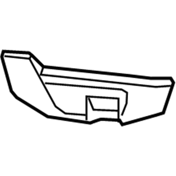 GM 25900191 Panel Assembly, Rear Seat Cushion Trim *Medium Duty Titanium