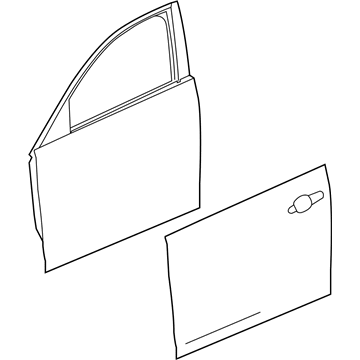 Cadillac 23412562 Door Shell