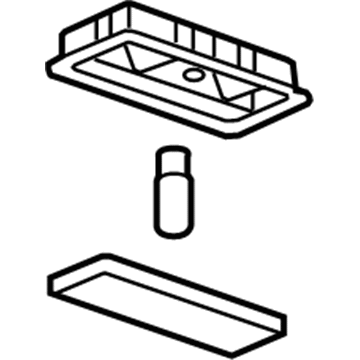 GM 9059871 Lamp Assembly, Dome & Reading *Cashmere