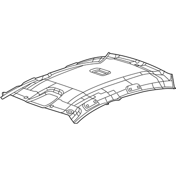 GM 9075394 Panel Assembly, Headlining Trim *Light Cashmere