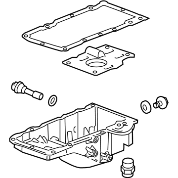 Chevy 12640748 Oil Pan