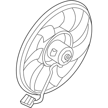 Saturn A/C Condenser Fan - 13126382