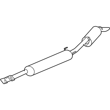 2007 Saturn Relay Exhaust Pipe - 15902776