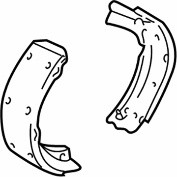 Oldsmobile Silhouette Brake Shoe - 18030045