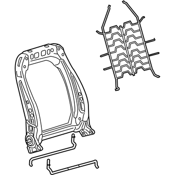 Chevy 42384908 Seat Back Frame