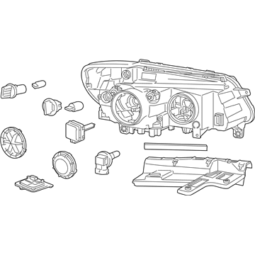 Chevy 92285811 Headlamp Assembly