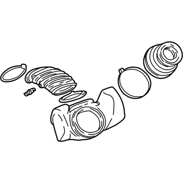 GM 12563057 Resonator Assembly, Rear Intake Air Duct