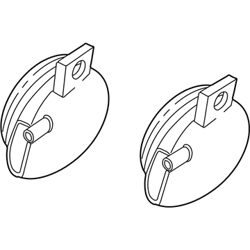 Oldsmobile 84594590 Horn