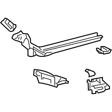 2008 Pontiac Vibe Control Arm Bracket - 88972291