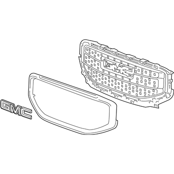 GMC 84378392 Grille Assembly