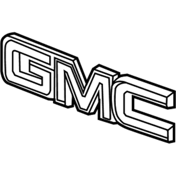 GMC 23456058 Emblem