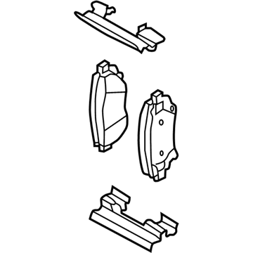 2008 Pontiac Grand Prix Brake Pad - 19180275