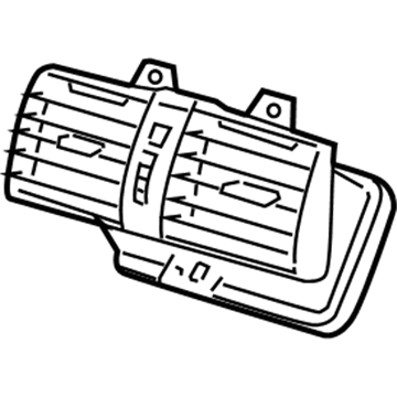 GM 92241767 Outlet,Front Floor Console Rear Air