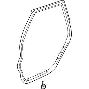 2010 Pontiac Vibe Weather Strip - 19184153