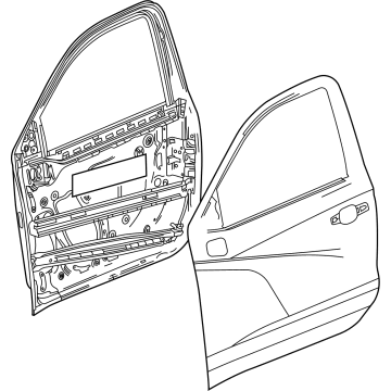 GMC 84839044 Door Shell